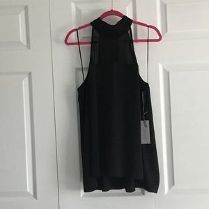 NWT sleeveless silk top.